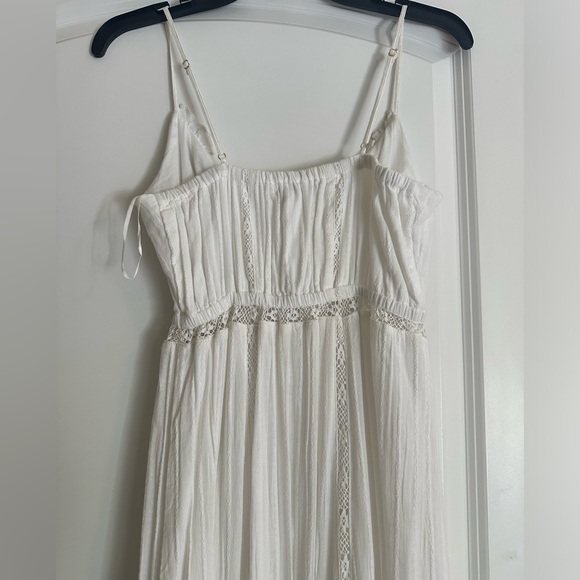 New Z Supply Rose White Maxi Dress XS - Picture 7 of 8